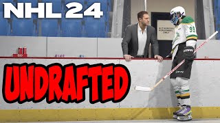 Can You Go UNDRAFTED in NHL 24 Be A Pro [upl. by Ermey]