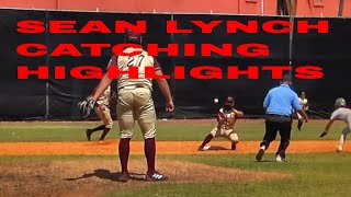 SEAN LYNCH COLLEGE BASEBALL CATCHING HIGHLIGHTS [upl. by Liam]