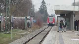 Stacja  Bahnhof M Aubing  25032013 [upl. by Tait]