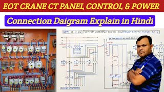 Eot Crane Pendent Remote CT Panel Control and Power Connection Daigram Explain in Hindi tapan [upl. by Ydnic]