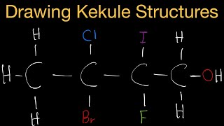 Drawing Kekule Structures Part 1 [upl. by Baalbeer]