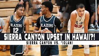 Sierra Canyon UPSET in Hawaii Fiery host team Iolani gave them all they could handle [upl. by Monty941]