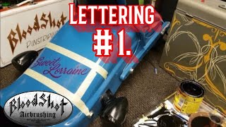 How To Hand Paint Lettering with 1SHOT Lettering Enamel [upl. by Adaj]