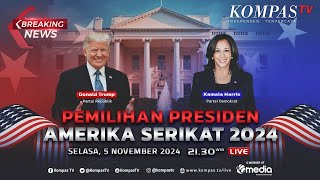 BREAKING NEWS  Pemilihan Presiden Amerika Serikat 2024 Donald Trump VS Kamala Harris [upl. by Terchie]