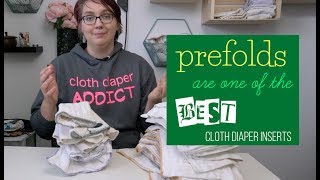 BEST Cloth Diaper Insert All About Prefold Diapers for Cloth Diapering [upl. by Newman]