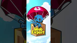 Godot 43 Can Export to the Web again gamedev godot [upl. by Rumpf]