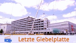 Abriss Blauer Bock Letzte Giebelplatte entfernt [upl. by Egidio]