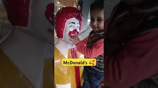 Time spent with McDonalds funny shreshth cutebaby mcdonalds bodyparts talking shortvideos [upl. by Weidar]