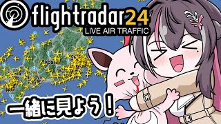 【Flightradar24】フライトレーダー24を眺めるだけ【ホロライブ  AZKi】 [upl. by Ellertnom]