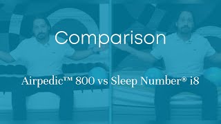 Airpedic vs Sleep Number Bed Comparison and Review  Head To Head Mattress Testing Results [upl. by Pearla]