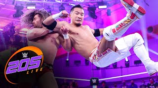 Kushida amp Ikemen Jiro vs Grizzled Young Veterans WWE 205 Live Nov 5 2021 [upl. by Nealon145]