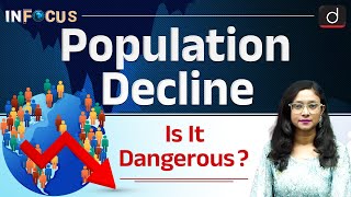 The Cost of Population Decline  Economic and Political  InFocus  Drishti IAS English [upl. by Fiann]