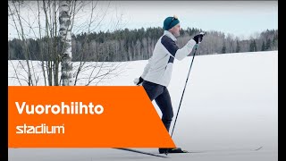 Perinteinen hiihto Vuorohiihto ı Stadiumin Hiihtokoulu [upl. by Warring650]