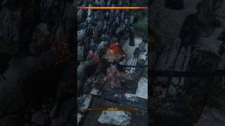 Defeating Leader Shigenori Yamauchi as a new player sekiro sekirogameplay sekiroshadowsdietwice [upl. by Yerdna]