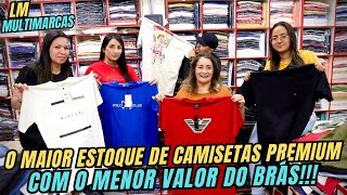 🔥 FORNECEDORA DE CAMISETAS PREMIUM COM MILHARES DE MODELOS EXCLUSIVOS COM PREÇO BAIXO brás moda [upl. by Jaclyn]