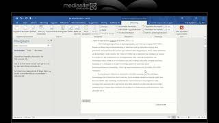 Formatering av oppgaver i Word sidetall [upl. by Ennoirb860]