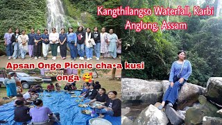 Beautician Group Member Apsan Onge Picnic Chana Reanga Kangthilangso WaterfallKarbi Anglong Assam [upl. by Aufa690]