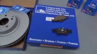 ATE Bremsscheiben und Ceramic bremsbeläge für Mercedes Benz CLS [upl. by Eninaj]