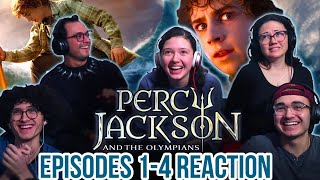 PERCY JACKSON and the Olympians REACTION  Episodes 14  MaJeliv [upl. by Uhn]