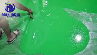 II HIGH QUALITY FLOOR  EPOXY FLOOR COATING [upl. by Namas486]