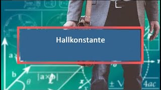 Hallkonstante [upl. by Eiramannod]