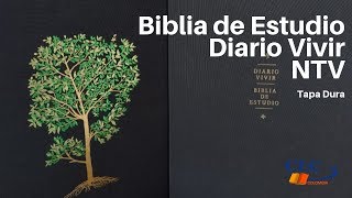 Novedad  Biblia de Estudio Diario Vivir NTV Tapa Dura [upl. by Stillmann]