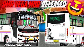 NEW BMR VEGA MOD RELEASED 💥 BUSSID bussidmod mzthamburanofficial [upl. by Freda]