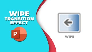 how to put wipe transition effect in PowerPoint [upl. by Lashond]