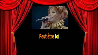 Karaoké Mylène Farmer Peut être toi [upl. by Inanak]