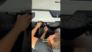 using a heat gun heatgun automotive learnsomethingnew reverselight wiring howto tutorial diy [upl. by Yzdnil]