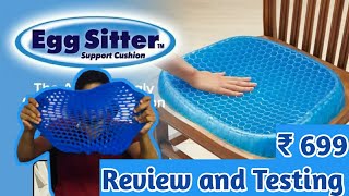 EGG SITTER Review amp Testing  Cushion Soft Breathable Honeycomb Pillow [upl. by Eleaffar686]