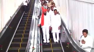 Inauguration of Escalators at Thane Station [upl. by Ornstead]