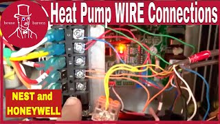 MrCool Universal Heat Pump Wiring Connection without heat strip  Nest or Honeywell to heat pump [upl. by Bindman]