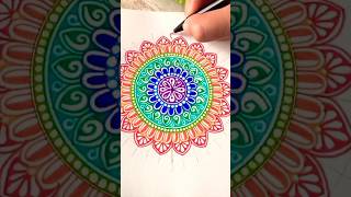 Mandala Drawingsmandala art mandalaart painting penart mandalatutorial short shortsvideo [upl. by Millard]