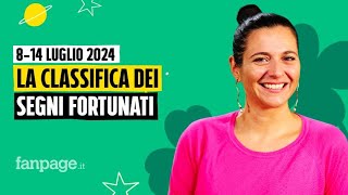 Oroscopo la classifica dei segni più fortunati della settimana dall8 al 14 luglio 2024 [upl. by Peednus]