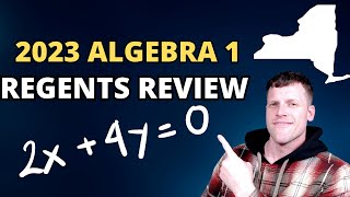 Algebra 1 Regents Review June 2023 [upl. by Finer]