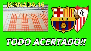 Pronósticos de la quiniela de hoy  Jornada 16 Análisis y pronósticos [upl. by Ambrosio]