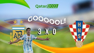 GOL DA ARGENTINA GOL DE ÁLVAREZ [upl. by Origra182]