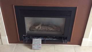 Lighting the pilot light on gas Fireplace [upl. by Huntley]