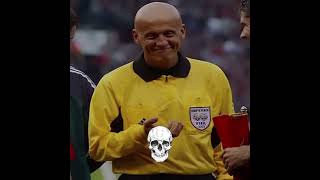 Pierluigi Collina💀💀💀 collina italy 1998 worldcup 2003 2002 tackle random randomfacts messi [upl. by Lamek]