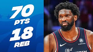 EVERY POINT From Joel Embiids 70PT CAREERHIGH Performance😲  January 22 2024 [upl. by Nibuz]