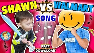 BABY SHAWN vs WALMART Kids Rap Song Touch amp Rhyme Challenge FUNnel Vision Music Video Vlog [upl. by Cathrine]