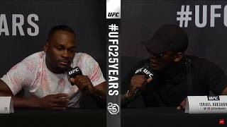 All Things  Brunson vs Adesanya  UFC 25th Anniversary Press Conference [upl. by Kcim328]