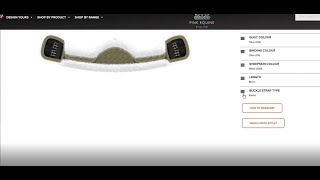 Mattes Dressage Girth Configurator [upl. by Naillil]