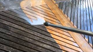 Best Way How To Clean Teak Outdoor Furniture La mejor manera de limpiar muebles de exterior de teca [upl. by Oicapot760]