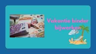 Bonus video  Vakantie binder bijwerken [upl. by Mcmillan]