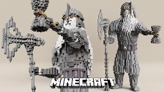 Minecraft How To Build The ULTIMATE Dwarf Statue  Tutorial [upl. by Burnham520]