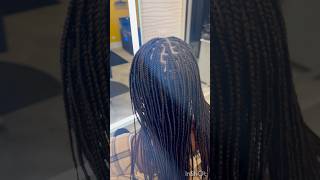 Small knotless 🔥 knotlessbraids braids fypシ゚viral braidshairstyles [upl. by Kerad830]