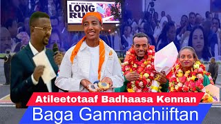 Itoophiyaan Atileetota isheef Badhaasa Kennite Leenjisaa Gammadaan fudhachuu dide [upl. by Trilley155]