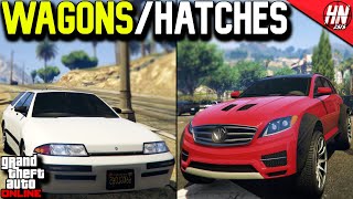 Top 10 Wagons amp Hatchbacks In GTA Online [upl. by Jory]